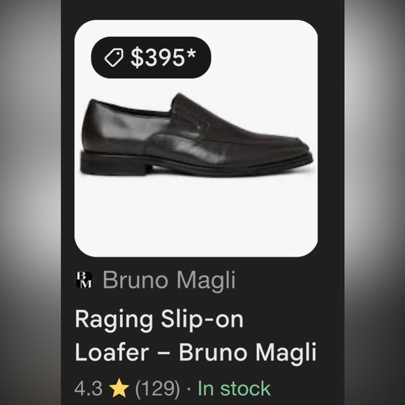 Bruno Magli Men's Raging Leather Slip-On Loafers Brown Size 12 $395 - Picture 7 of 14